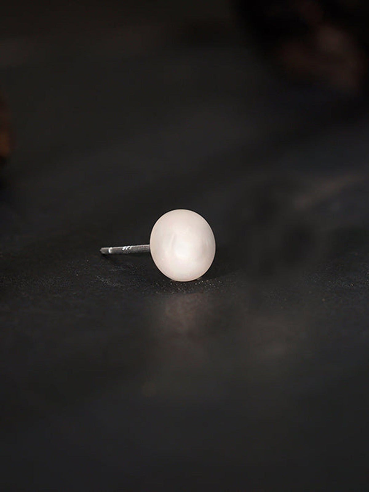 Silver Redefined Stud For Men