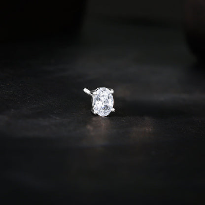 Silver Pristine Stud For Him