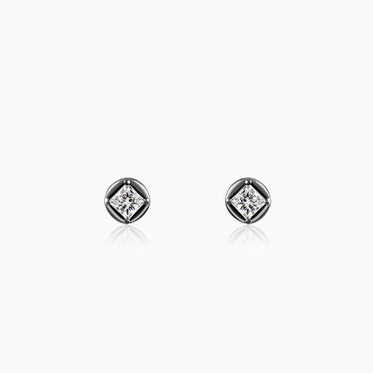 Black Rhodium Balor Stud For Him