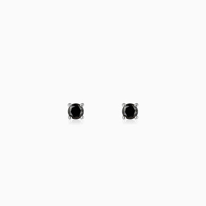 Silver Storm Edge Earring For Men