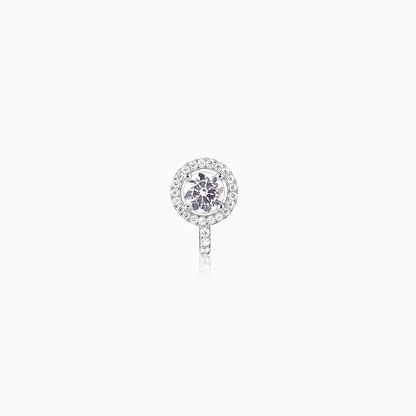Silver Circular Nose Pin (Clip On)