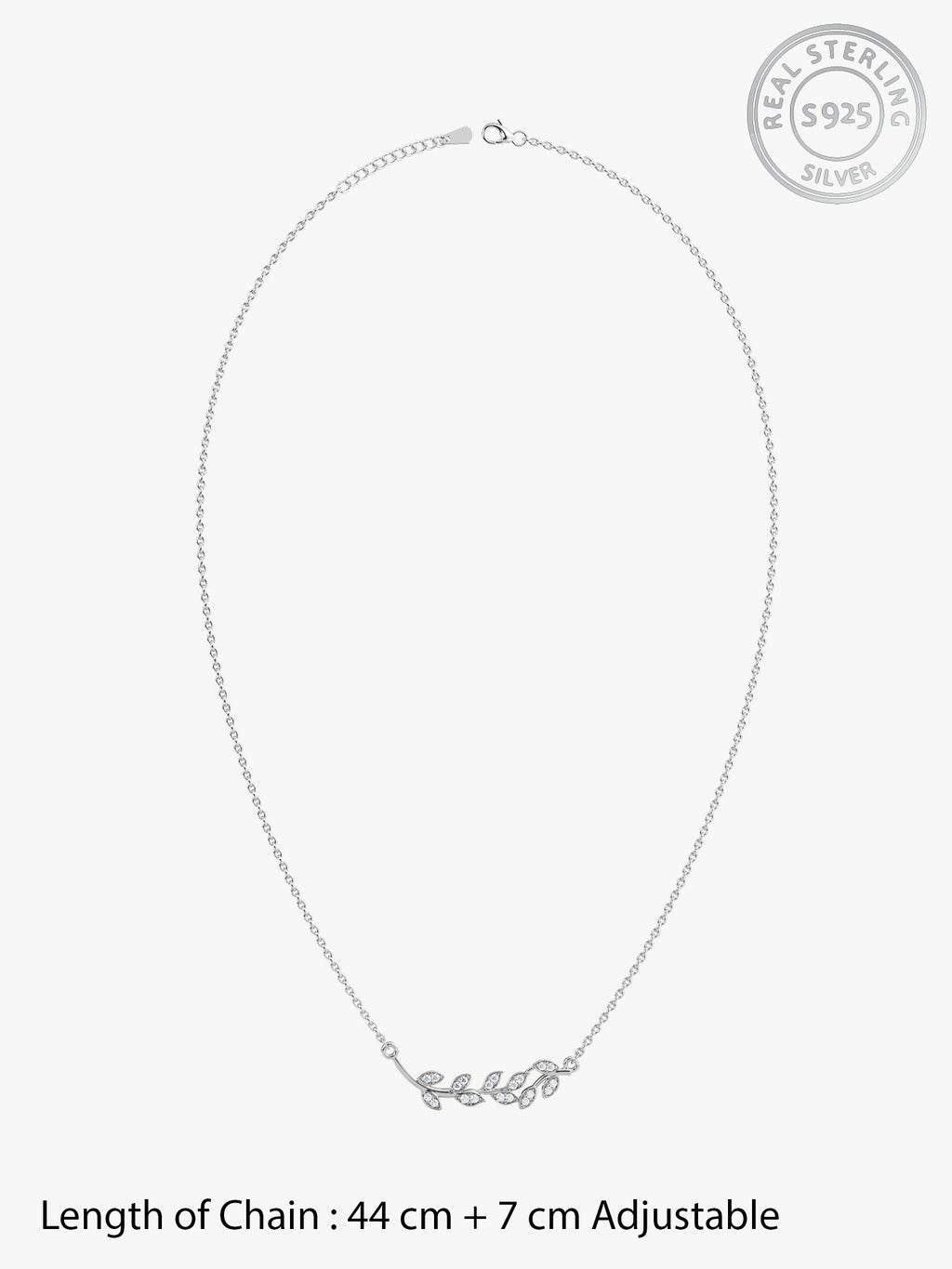 Silver Leaf Necklace