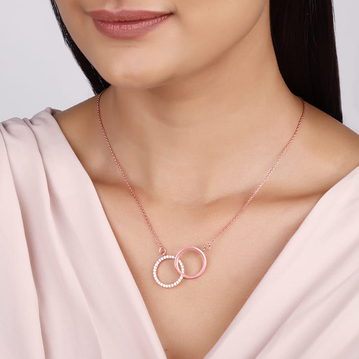 Rose Gold Alluring Necklace