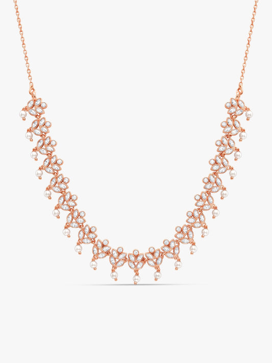 Rose Gold Gleam of Glamour Necklace