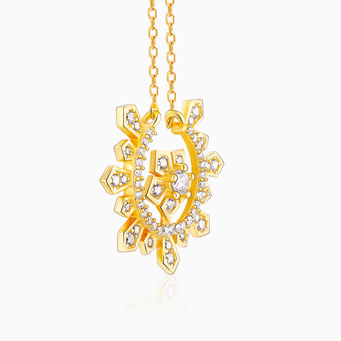 Anushka Sharma Golden Sparkling Royalty Necklace