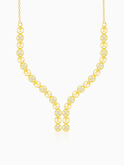 Golden Rhythm Of The Night Necklace