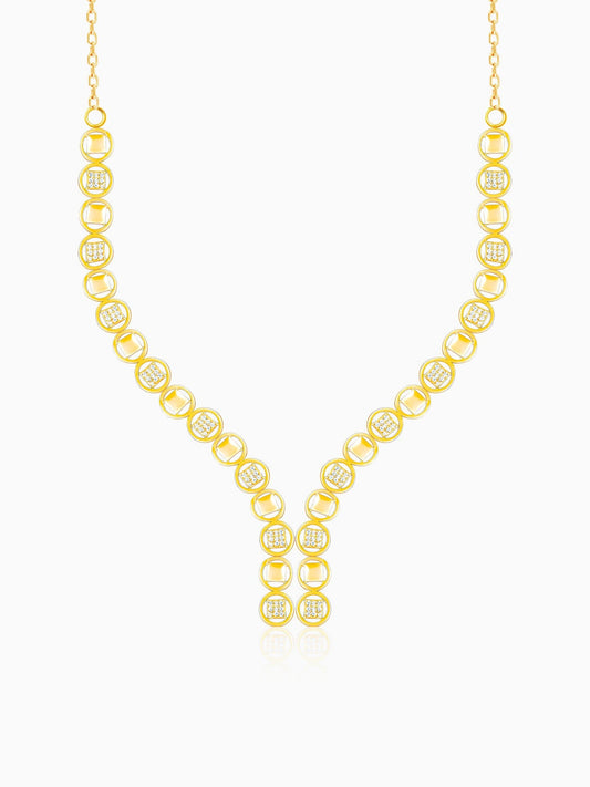 Golden Rhythm Of The Night Necklace