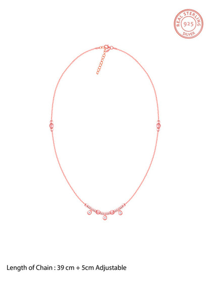 Rose Gold Elegant Charm Necklace
