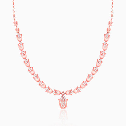Rose Gold Classic Hamsa Necklace