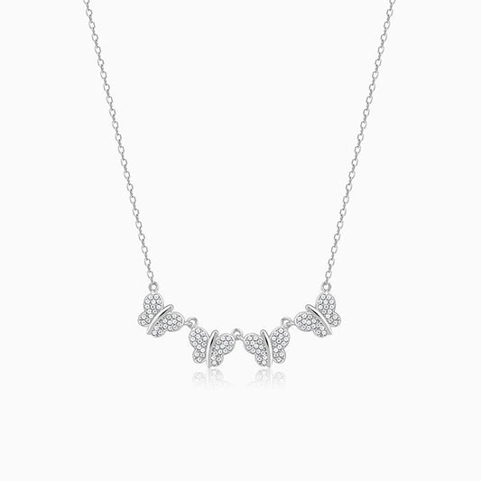 Silver Flutterby Necklace