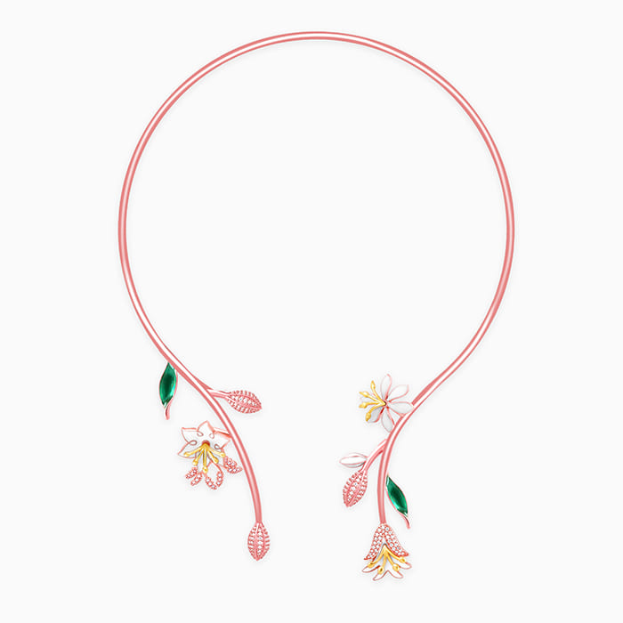 Rose Gold Maiden Musli Neck Cuff