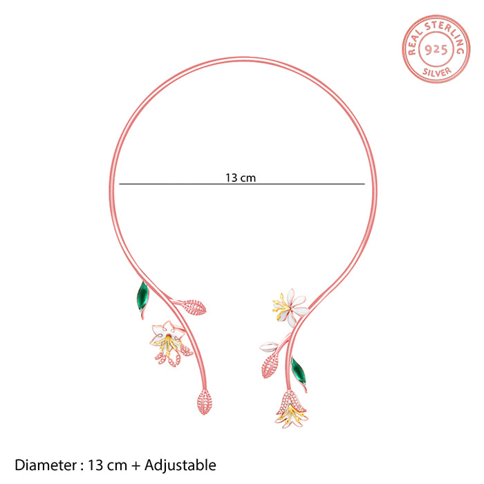 Rose Gold Maiden Musli Neck Cuff