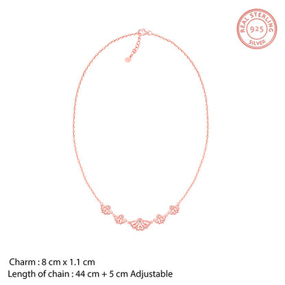 Bhumi Rose Gold Crowning Eyebright Necklace