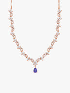 Rose Gold Bridal Celebration Necklace