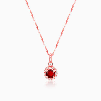 Rose Gold One And Only Pendant With Link Chain