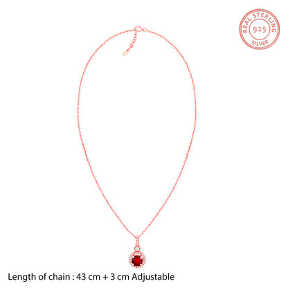 Rose Gold One And Only Pendant With Link Chain