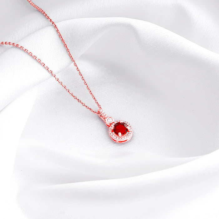 Rose Gold One And Only Pendant With Link Chain