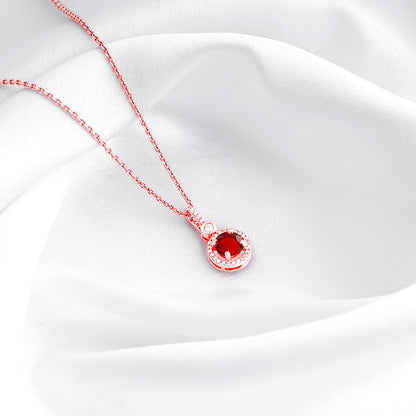 Rose Gold One And Only Pendant With Link Chain