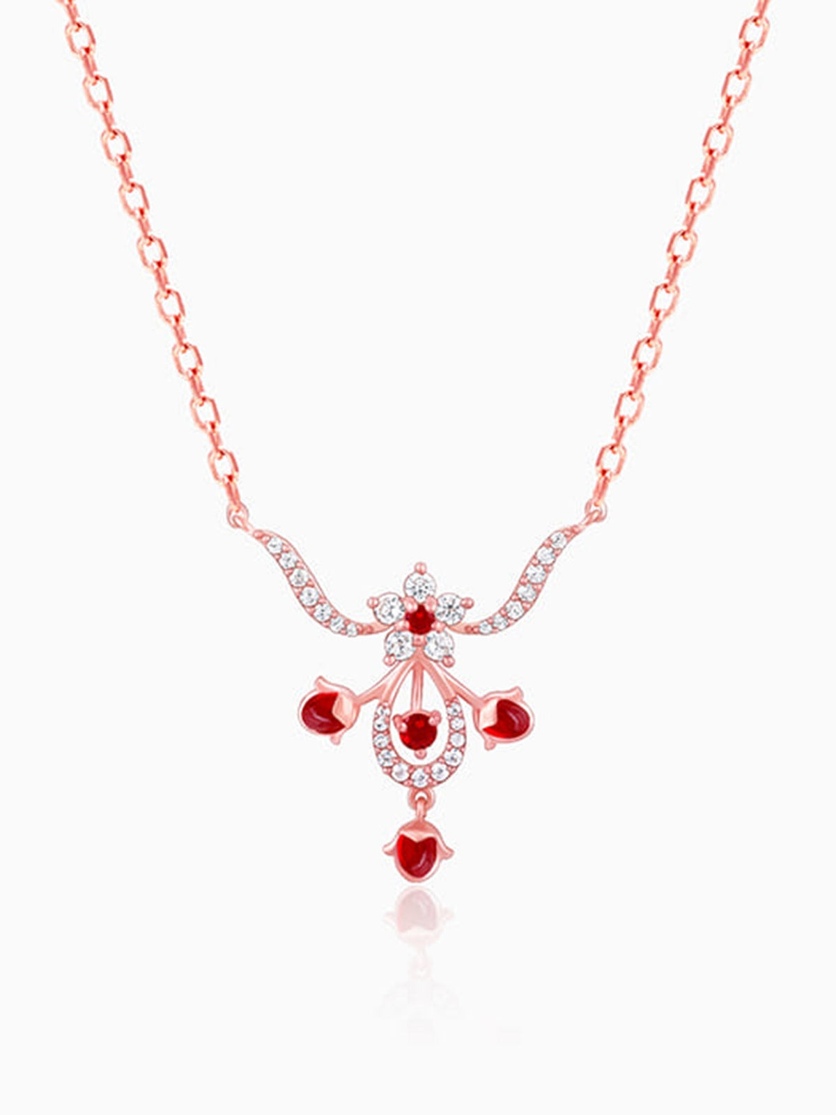 Rose Gold Grow in Love Necklace