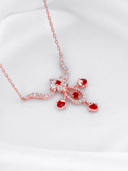 Rose Gold Grow in Love Necklace