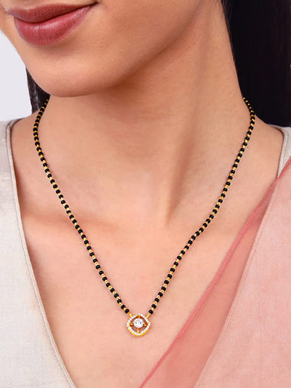 Golden Glitter It On Mangalsutra