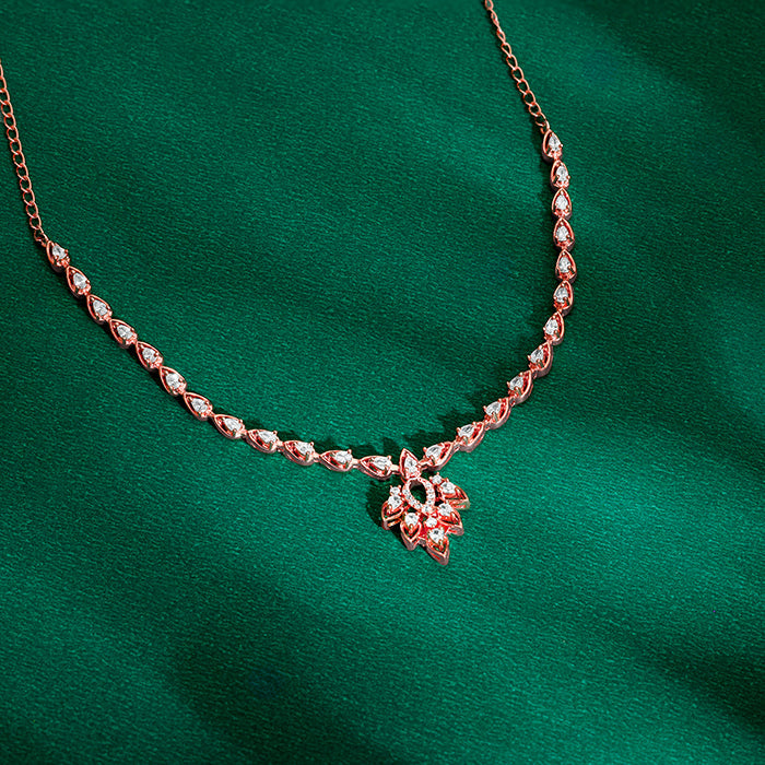 Rose Gold Rachel Necklace