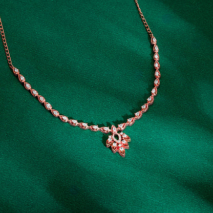 Rose Gold Rachel Necklace