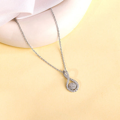 Silver Your Bling Pendant With Link Chain