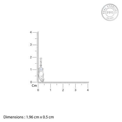 Silver Classy Beauty Pendant With Link Chain