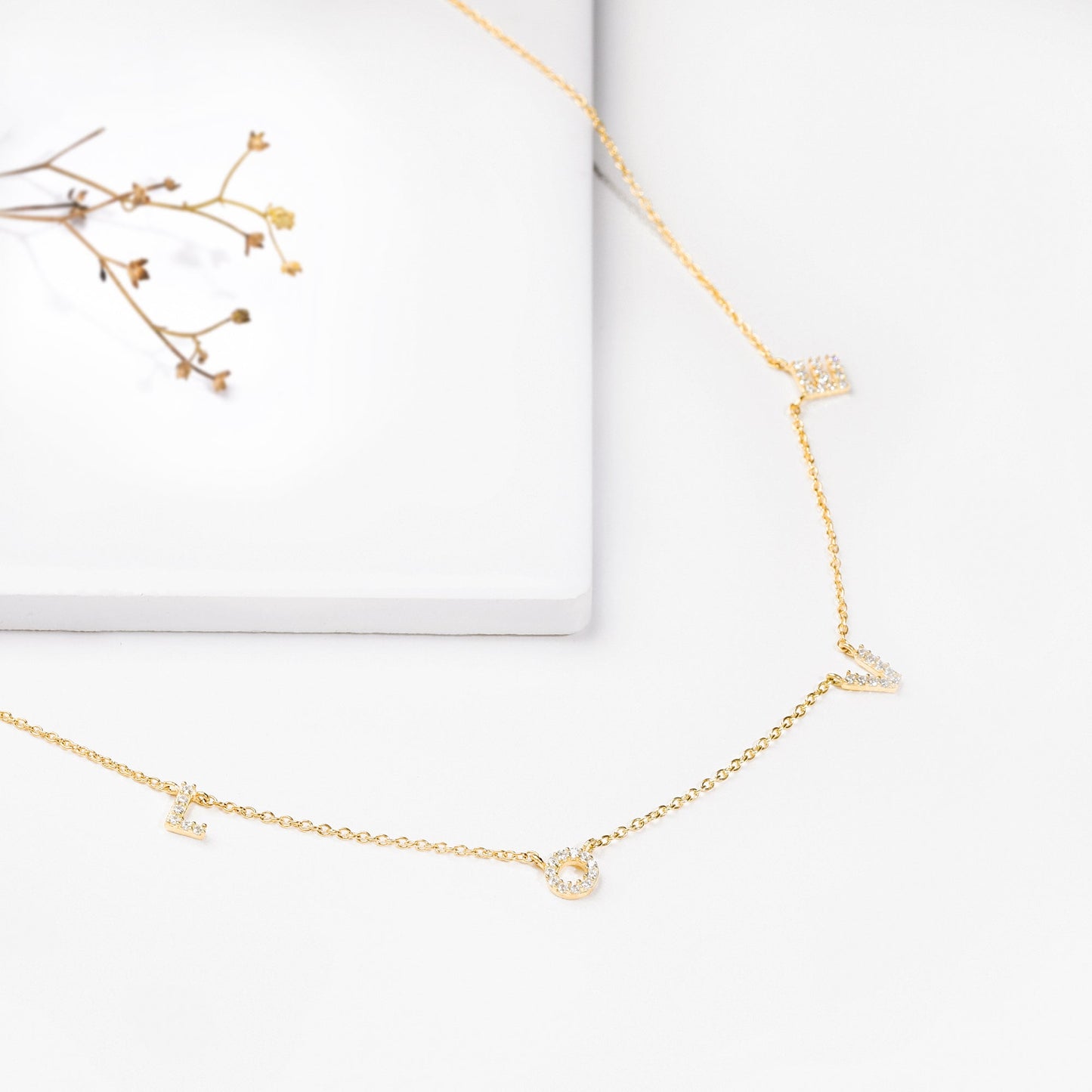 Golden Love Necklace