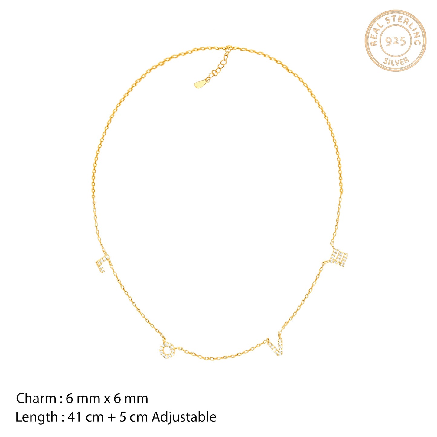 Golden Love Necklace