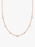 Rose Gold Star Constellation Necklace