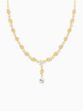 Golden Glinting Joy Zircon Pendant