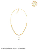 Golden Glinting Joy Zircon Pendant