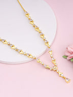 Golden Glinting Joy Zircon Pendant