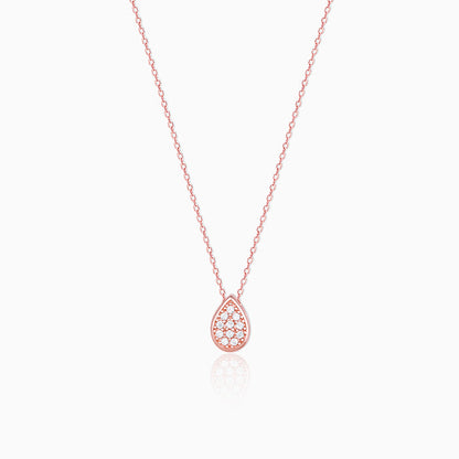 Rose Gold Studded Swayer Necklace