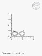 Silver Infinity Heart Necklace