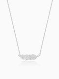 Silver Leafy Elegance Necklace