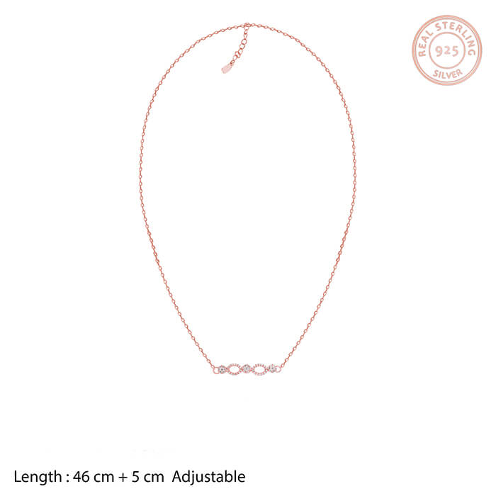 Rose Gold Love Me More Necklace