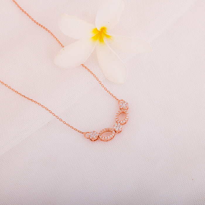 Rose Gold Love Me More Necklace