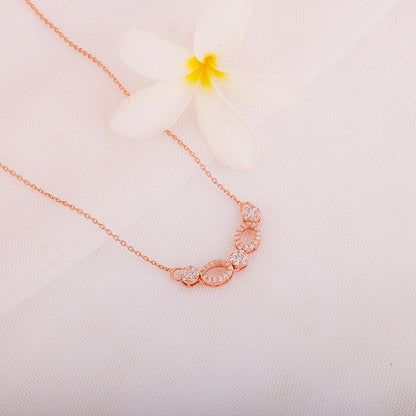 Rose Gold Love Me More Necklace