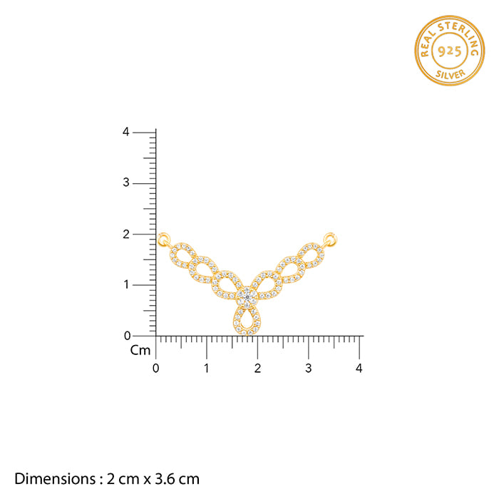 Golden Enamoured In Love Mangalsutra