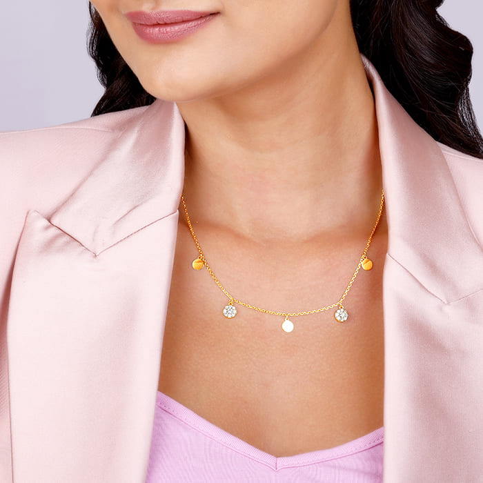 Golden Charms Necklace