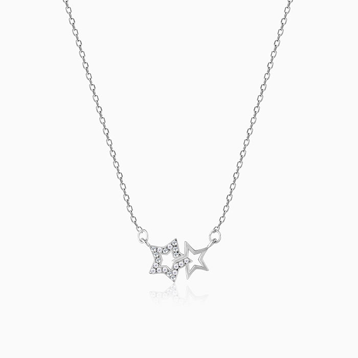 Silver Starry Affair Necklace