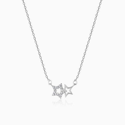 Silver Starry Affair Necklace