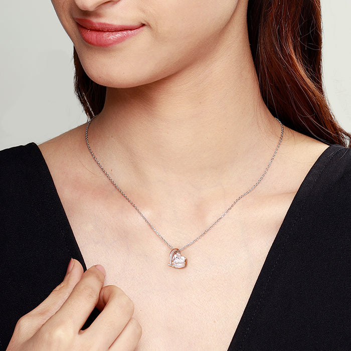 Silver Angel Wings of Protection Necklace