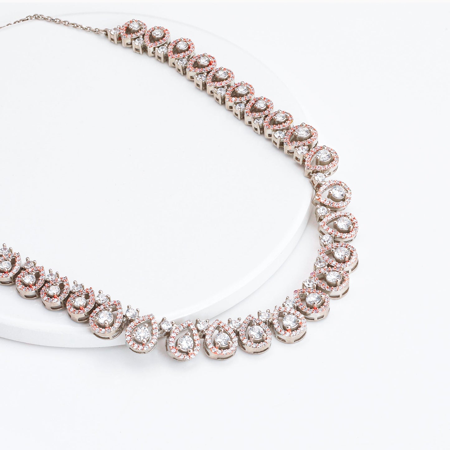 Anushka Sharma Silver Affair Necklace