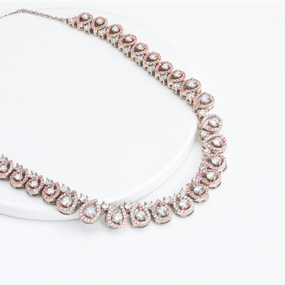 Anushka Sharma Silver Affair Necklace
