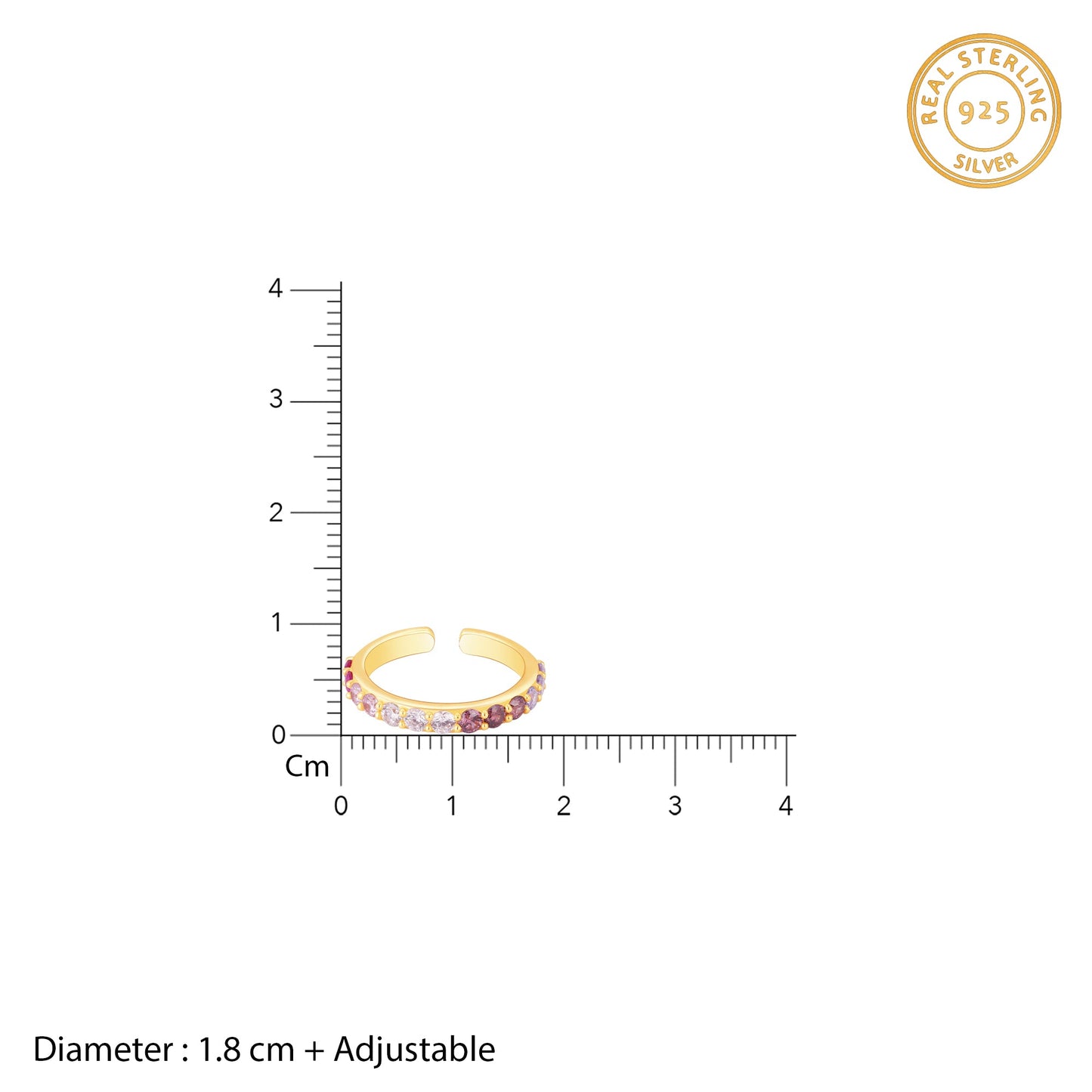 Golden Passionate Gleam Ring