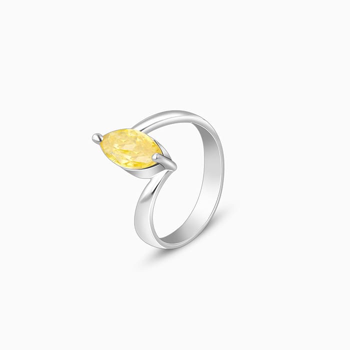 Silver Sunshine Sparkle Ring